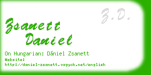 zsanett daniel business card